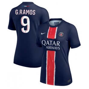 Paris Saint-Germain Goncalo Ramos #9 Dámské Domácí Dres 2024-25 Krátký Rukáv